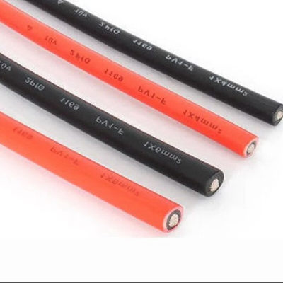 竹江 国标光伏电缆 单芯镀锡铜 多股直流光伏线缆 PV1-F4平方光伏线缆 计价单位：米