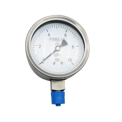 逸勍 蒸汽管道压力表压力0~1Mpa 轴向不带边G1/2